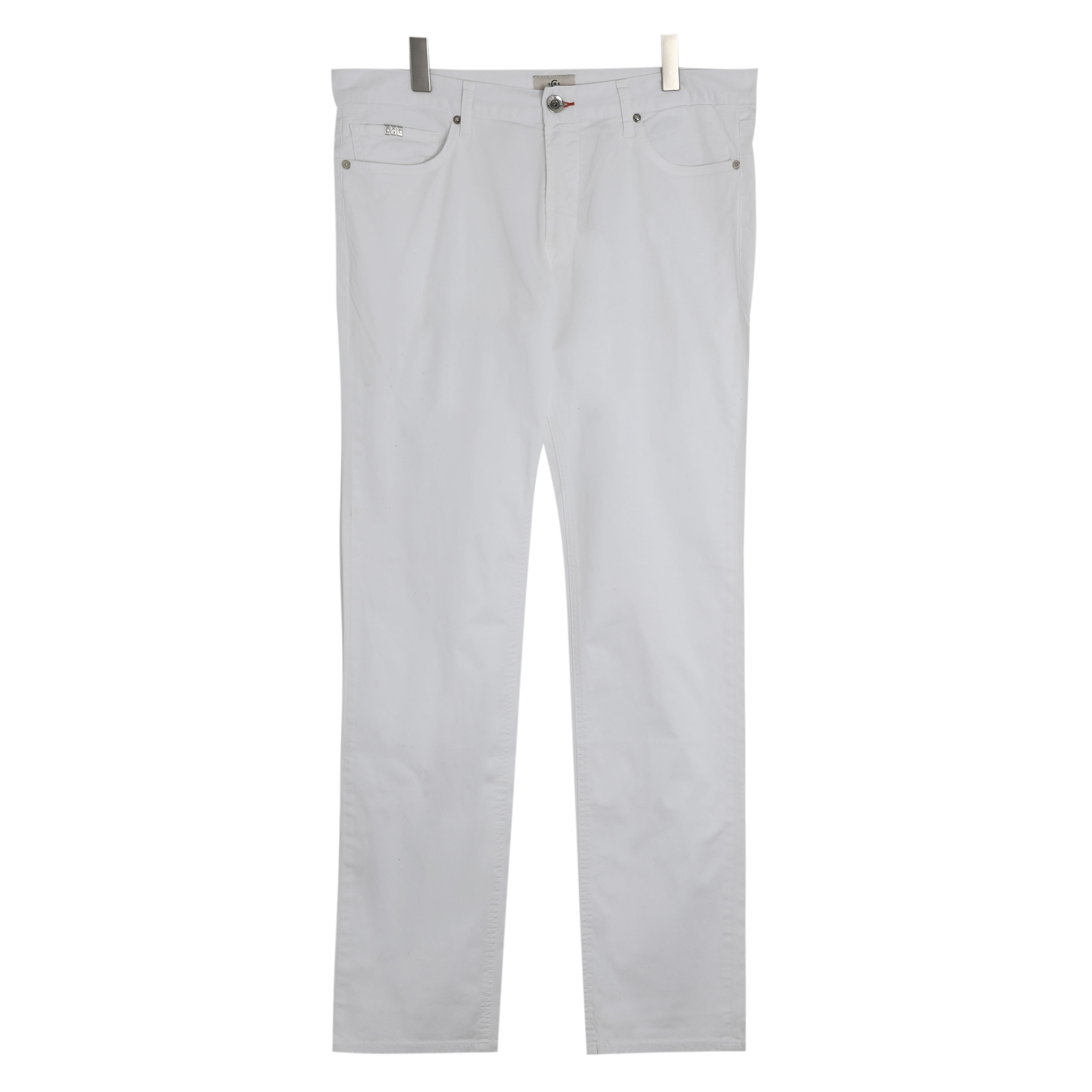 CERRUTI 1881 男式白色休闲裤直筒裤 COMM1302241