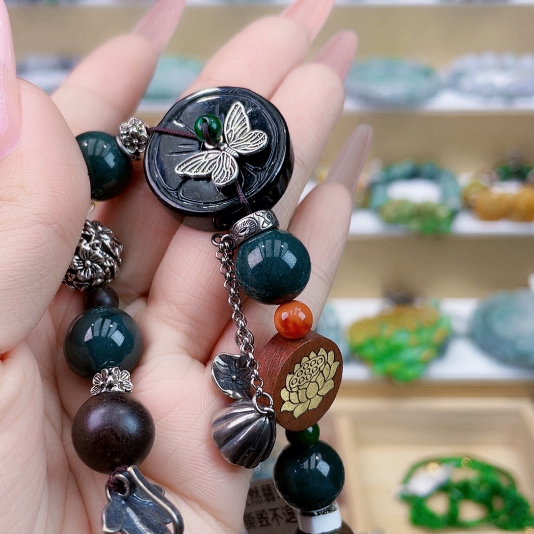 翡翠未镶嵌手链手链