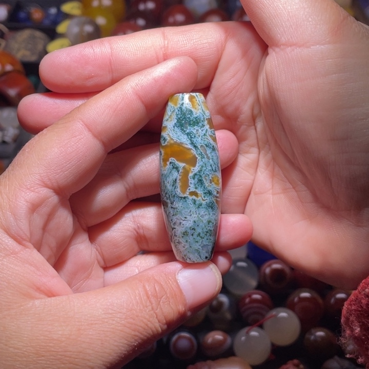 未镶嵌配珠玛瑙/玉髓水**脊