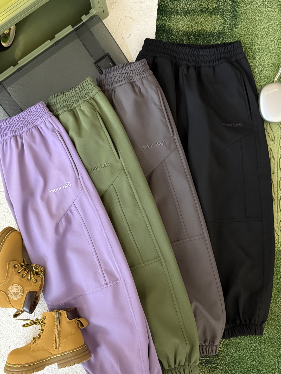 #Q秋冬季儿童户外运动加绒长裤休闲一体绒卫裤运动裤