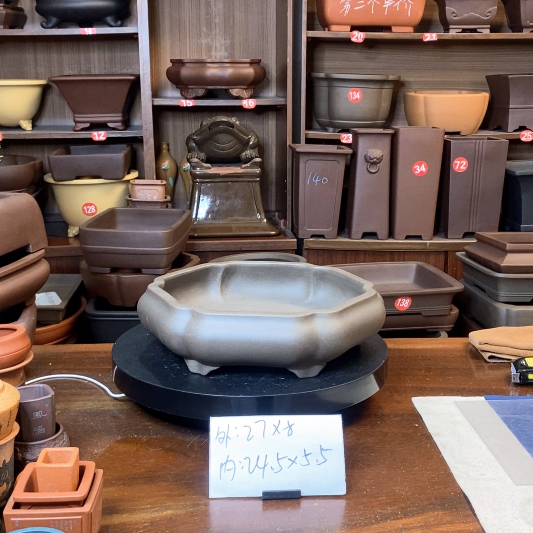 紫砂花盆紫砂花盆