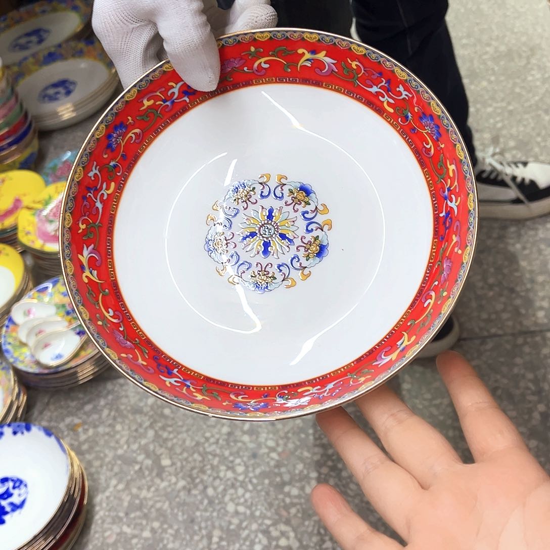 瓷8英寸10深红。。。。。。