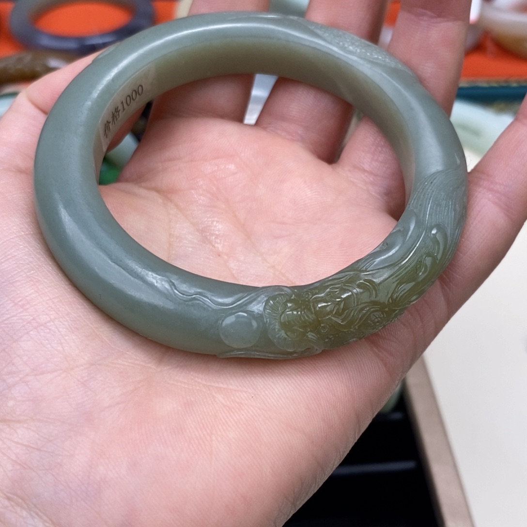 和田玉手镯58.8未镶嵌