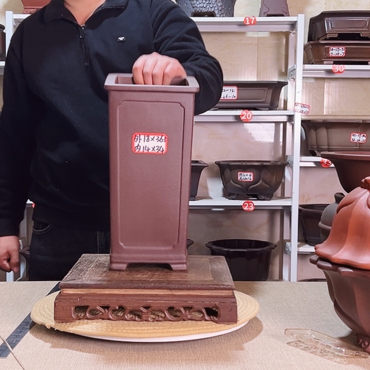 紫砂花盆紫砂花盆