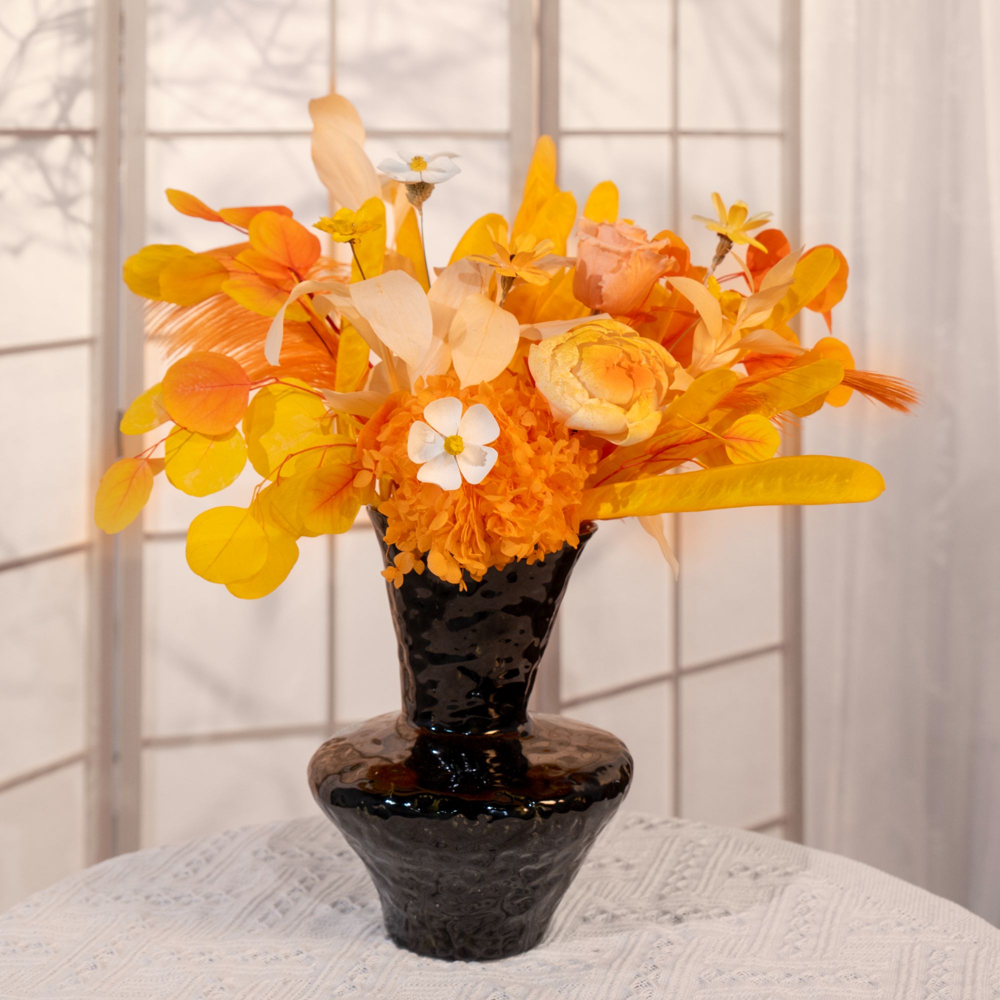 新品4号迷雾山野手工花
