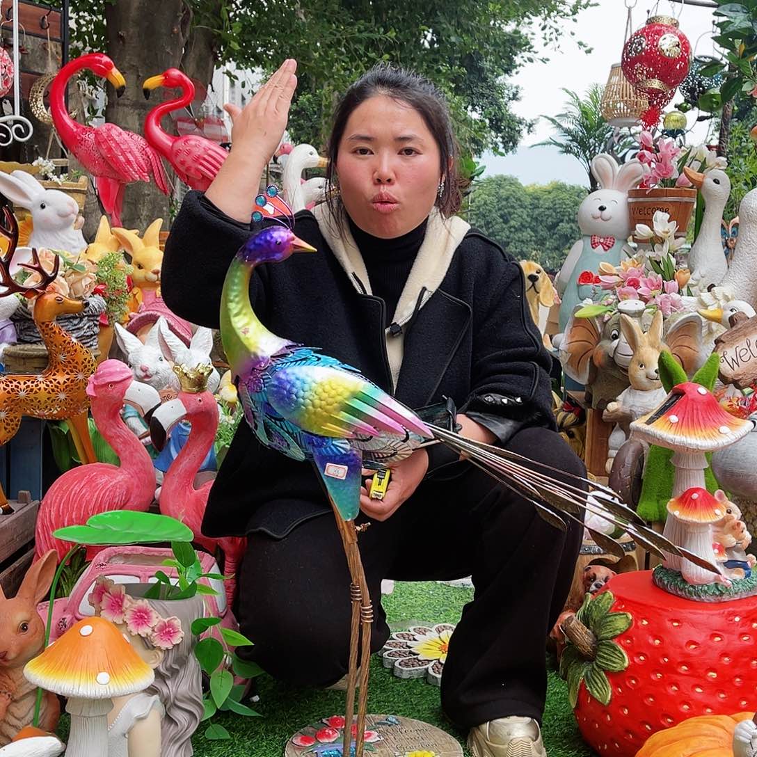 【闪购商品】无铅玻璃花园摆件&000&