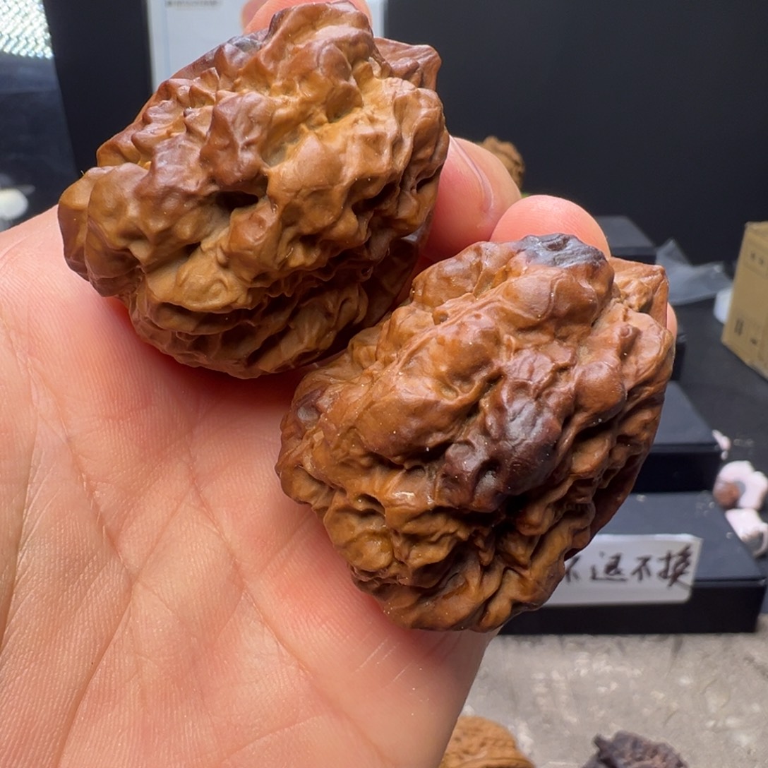 吊坠文玩核桃上古蛤蟆头48mm