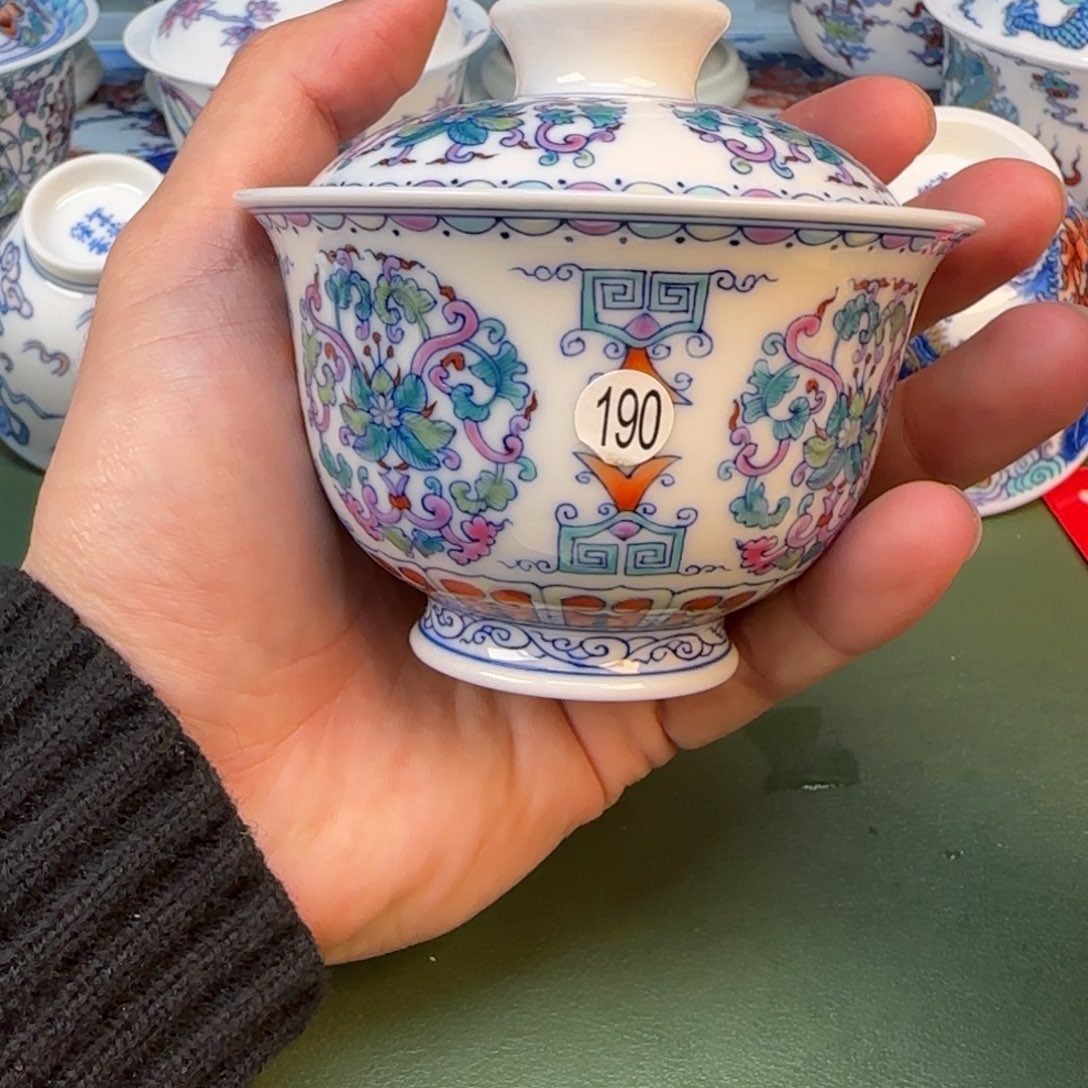 彦祖纯手工手绘茶具190