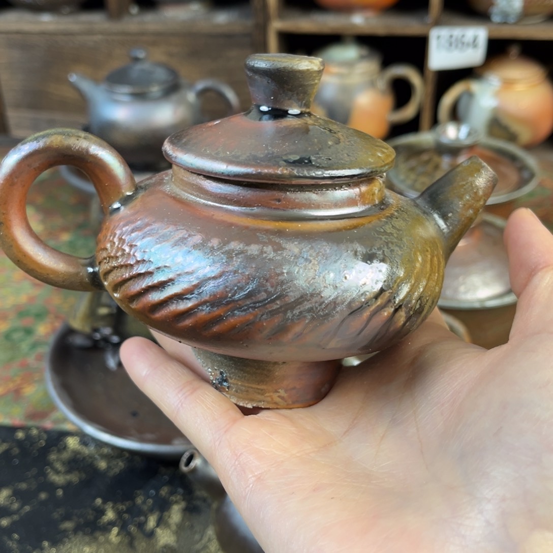 杯柴烧茶器细陶壶