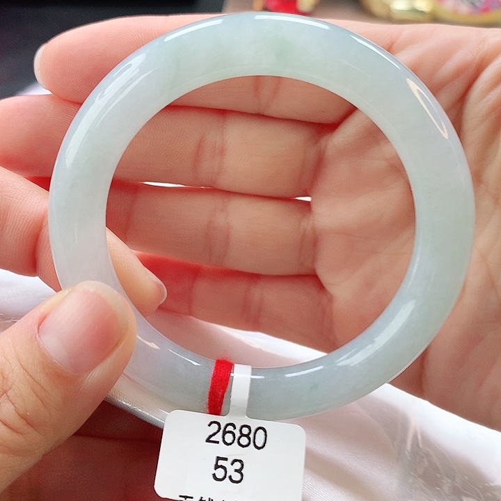 未镶嵌手镯翡翠53圆