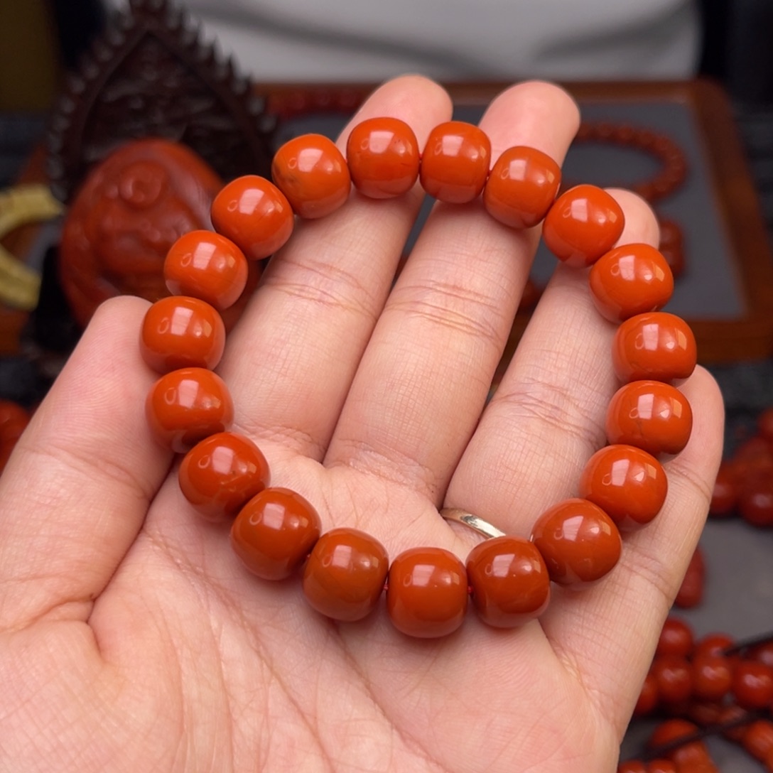 南红玛瑙配饰卡11尺寸未镶嵌