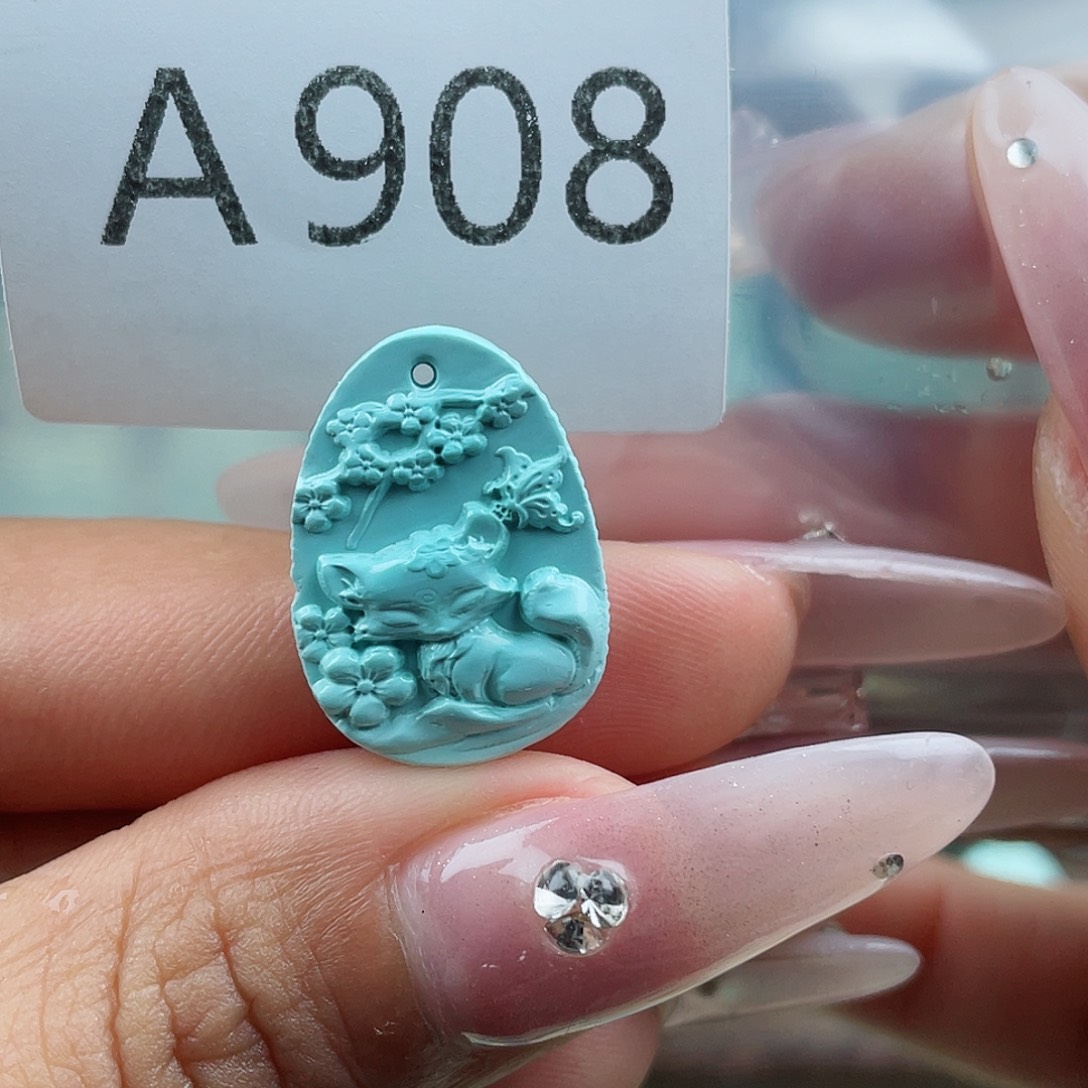 绿松石珠宝奇石未镶嵌