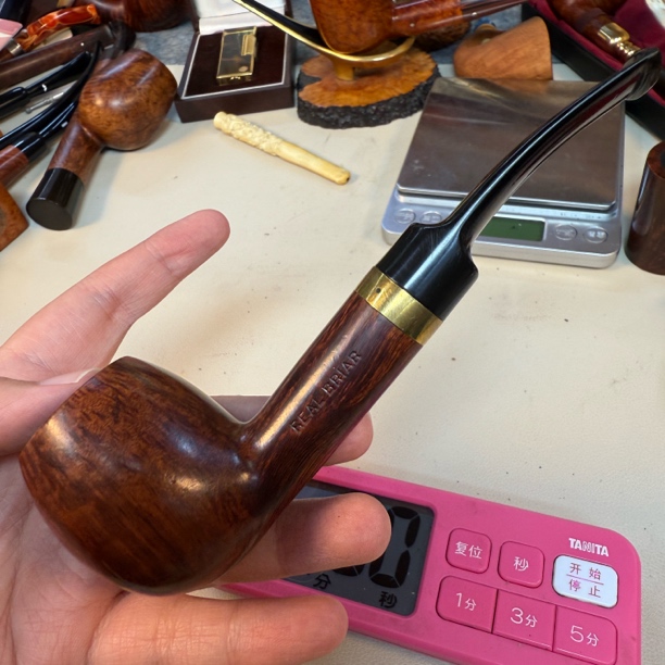 老烟斗德国林德斯特伦石楠木烟斗