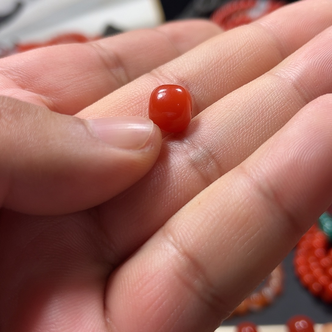 9***g南红玛瑙未镶嵌单珠10+