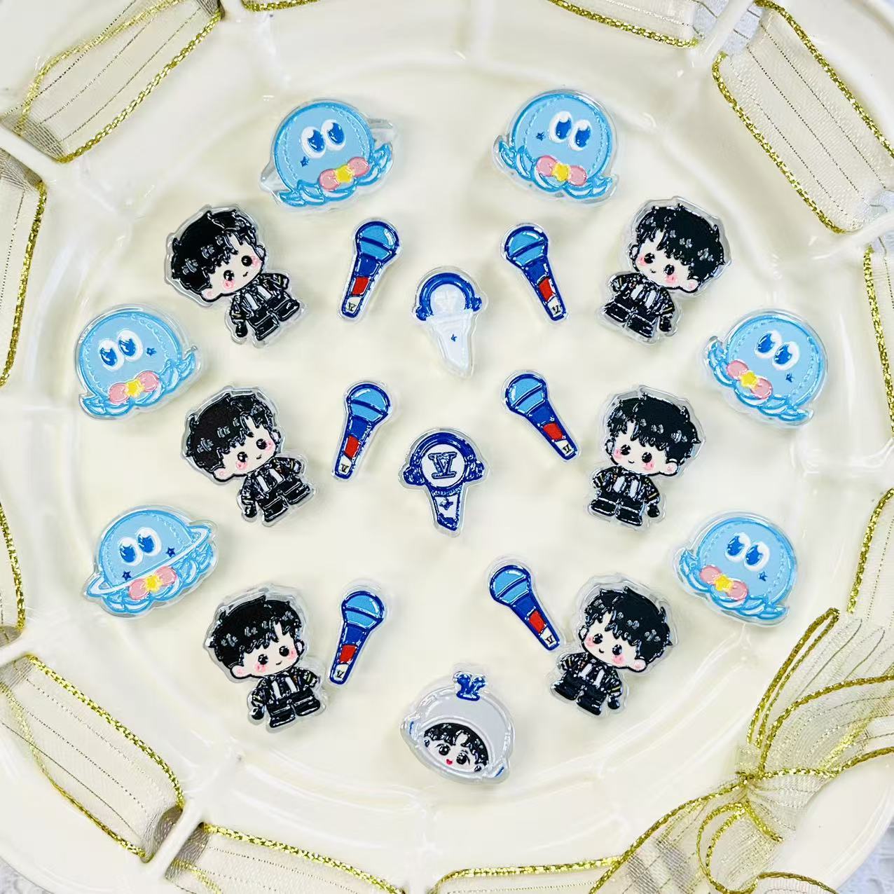 【星星专属】星星应援链子扣手机链创意小挂饰可爱ins韩胶配件饰品