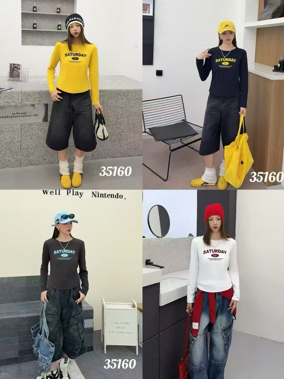 35160款（早秋）新款显瘦T恤