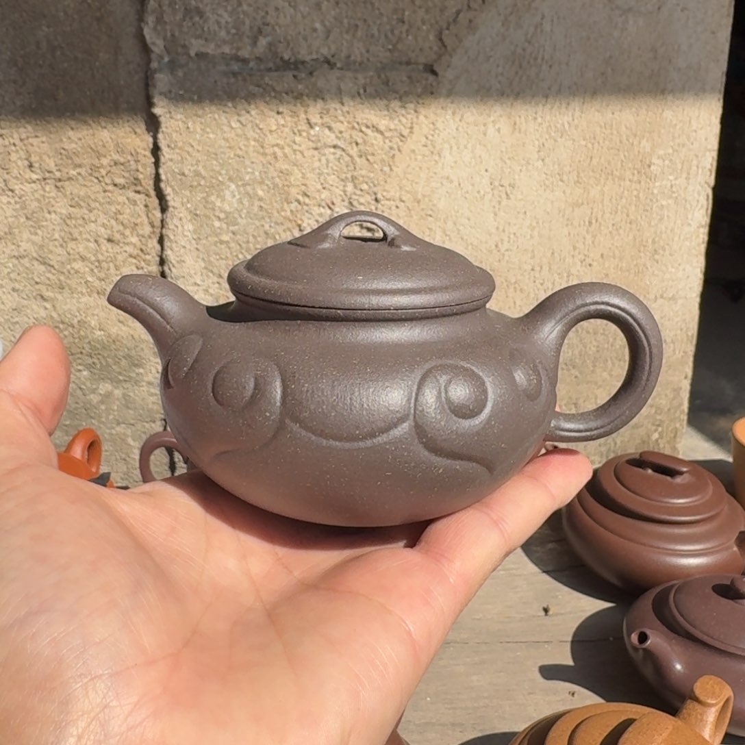 紫砂茶壶我是你的小可爱啊