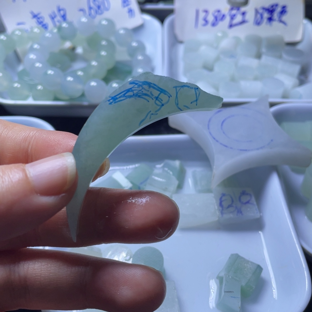 定制翡翠未镶嵌福利包工