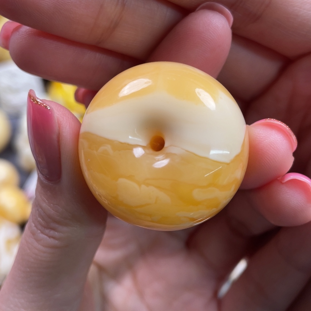 蜜蜡裸石未镶嵌琥珀蜜蜡