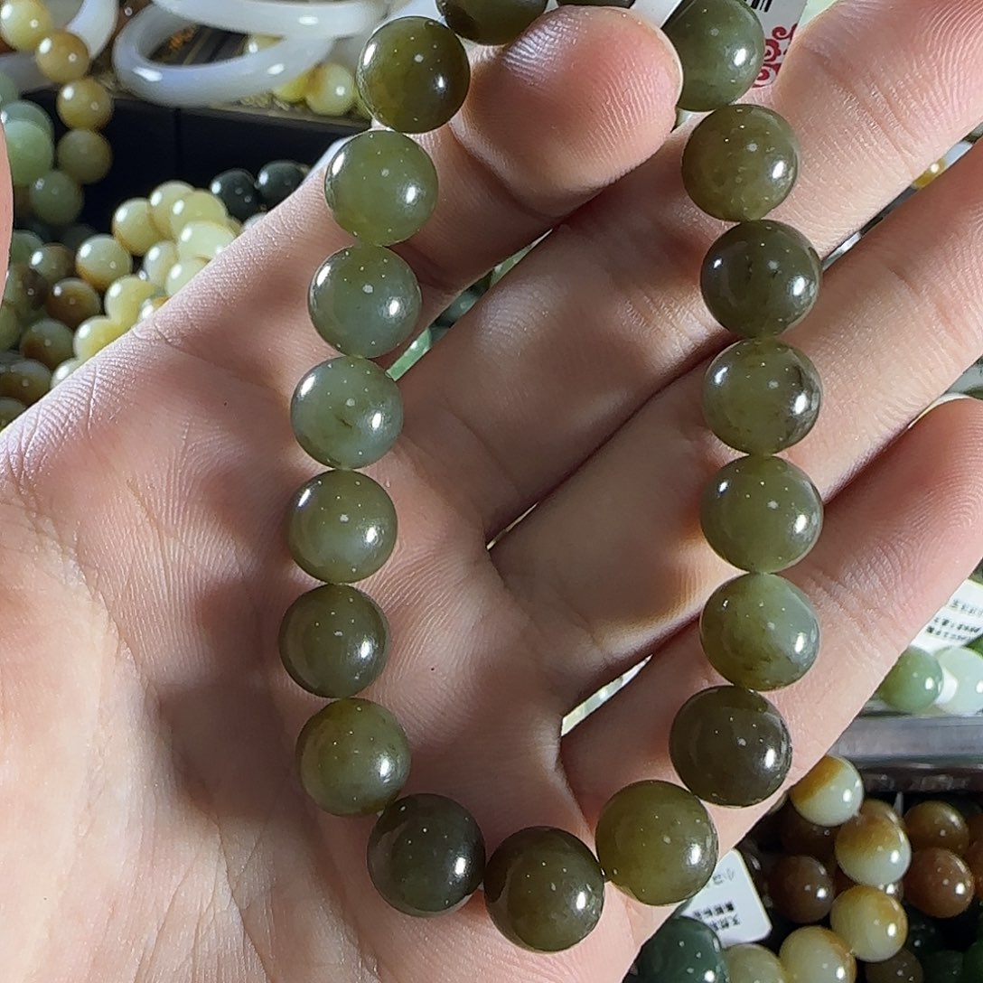 和田玉手链未镶嵌59