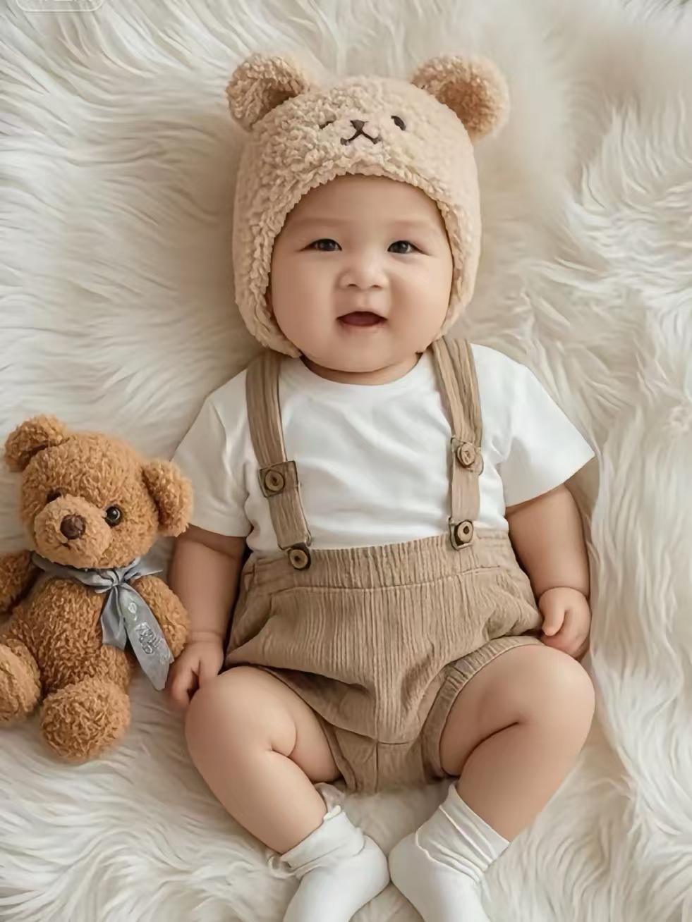 （2号）抠码链接婴幼儿连体爬服秋冬款时尚洋气宝宝哈衣