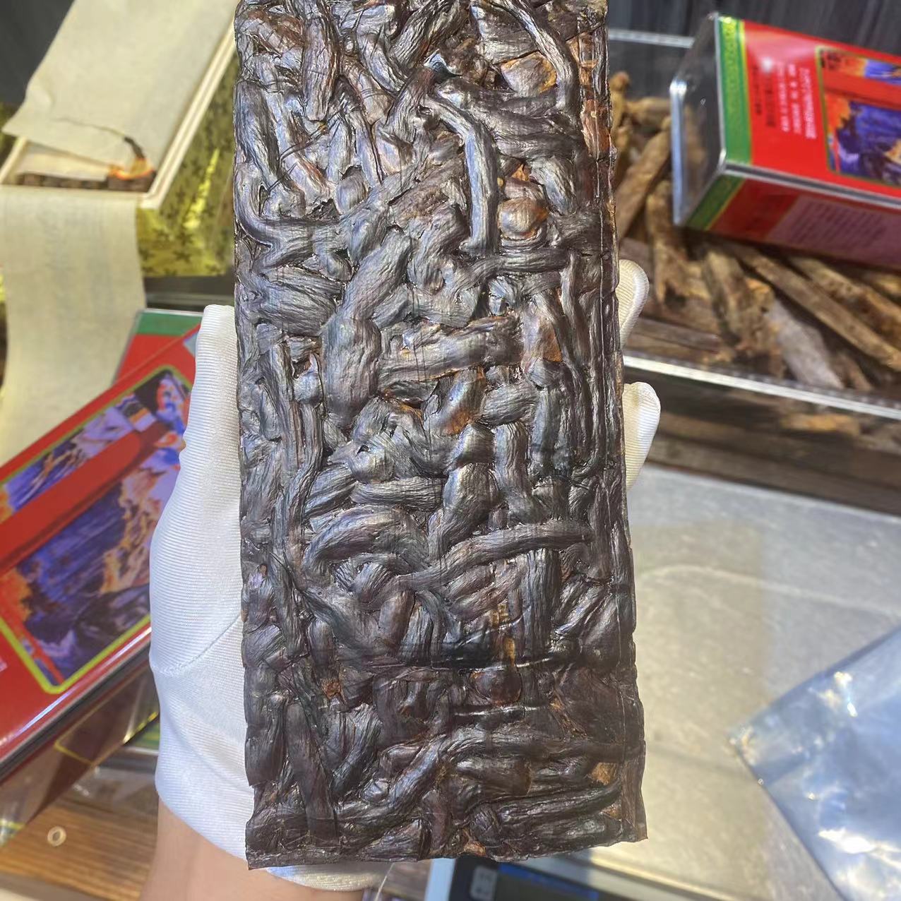 开成陈年老高丽参大尾600g滋补养生参砖