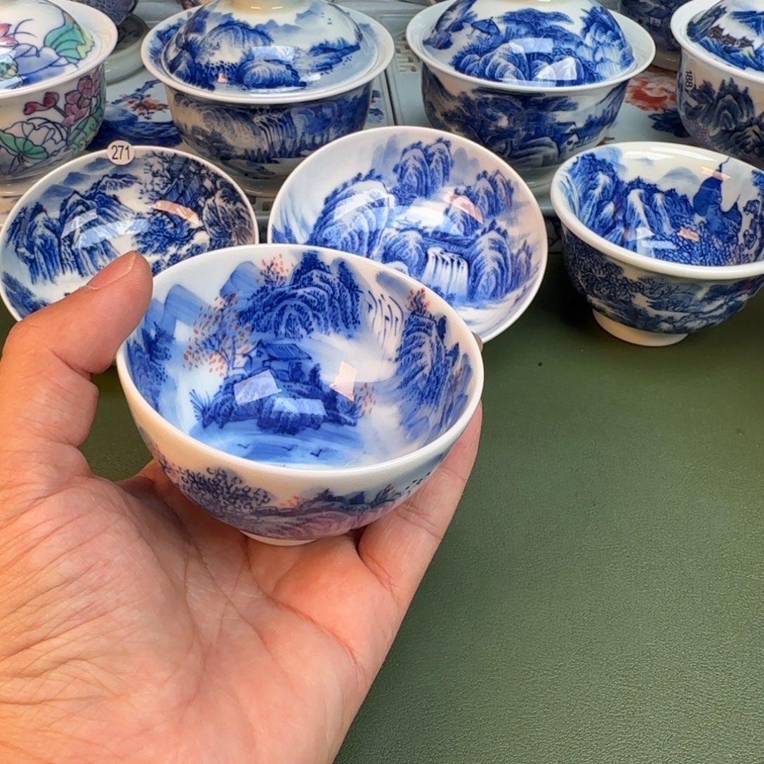 陶纯手工纯手绘茶具279