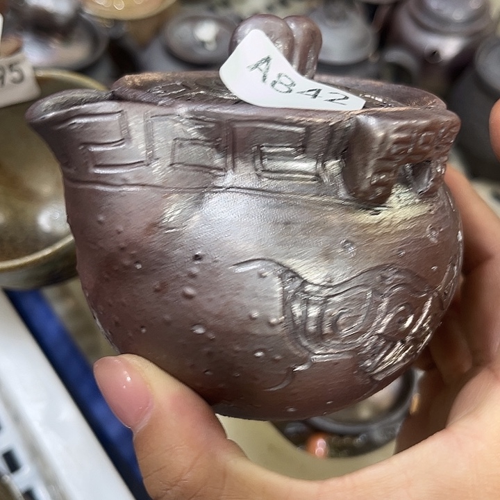 柴烧裸烧纯手工制作瑕疵不退不换