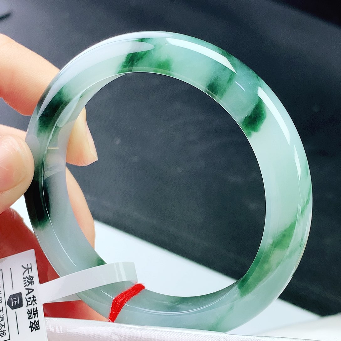 未镶嵌手镯翡翠59圈