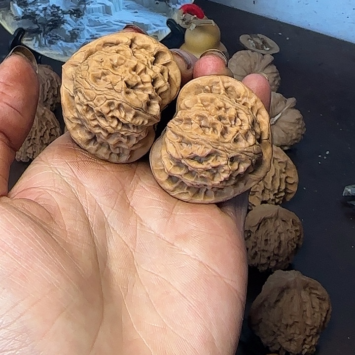 文玩核桃吊坠42宫灯全品无修