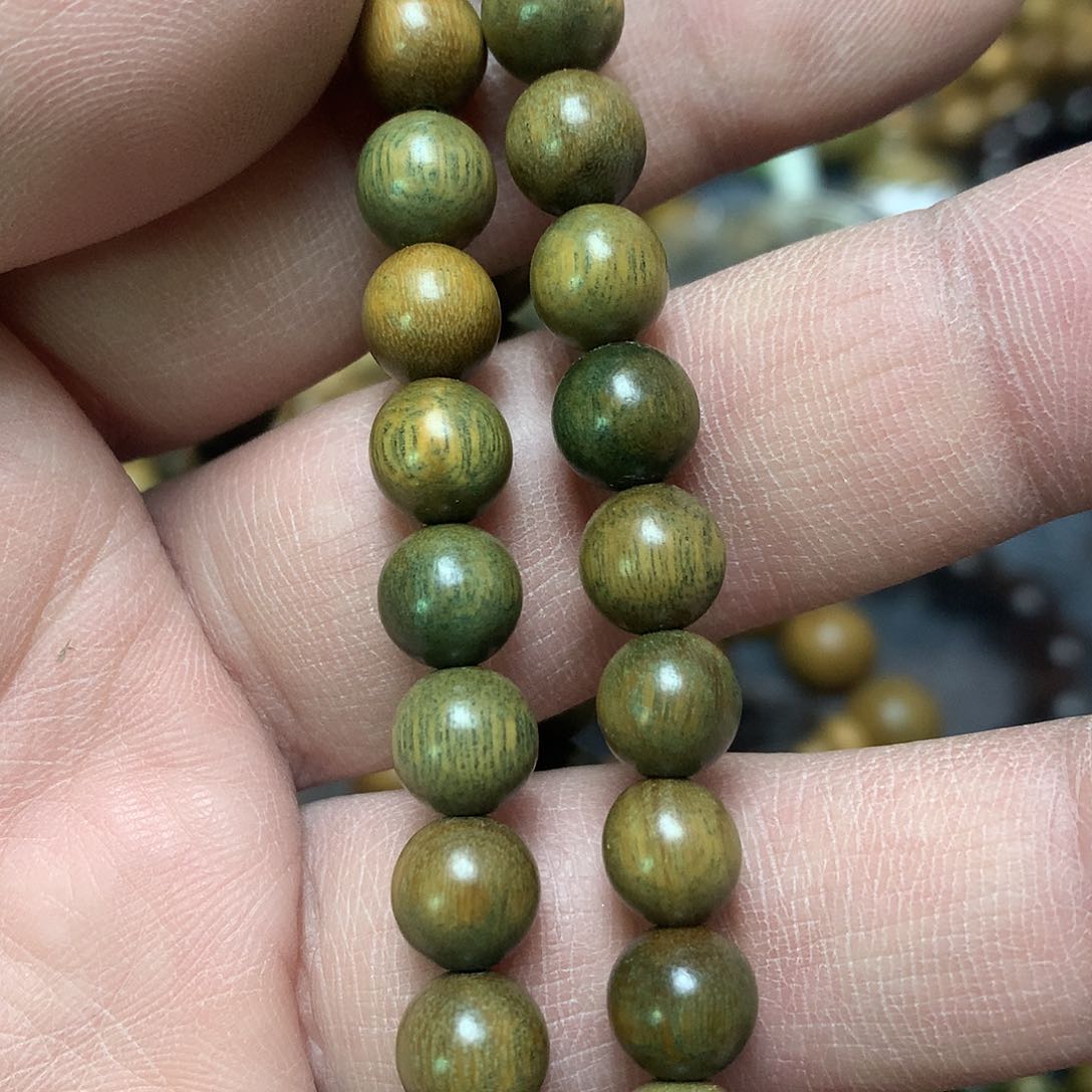 维腊木（绿檀）手串/手链?****ᙆ