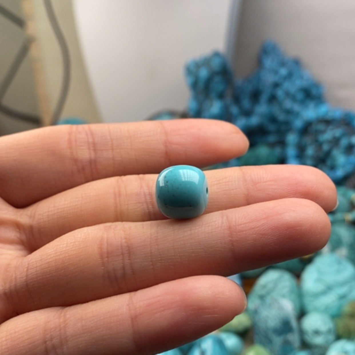 【闪购商品】未镶嵌绿松石珠宝半成品