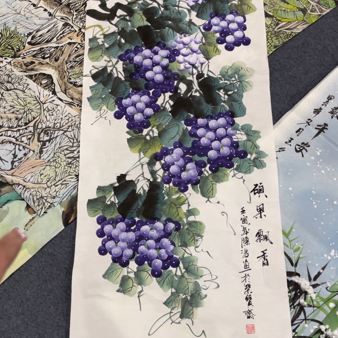 国画处理作品看好再拍哦