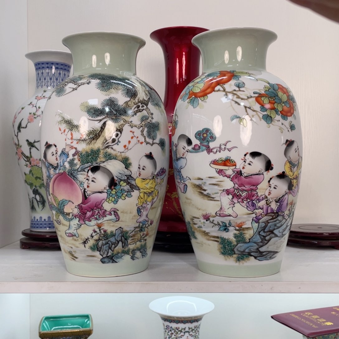 摆件景德镇陶瓷现代工艺品摆件