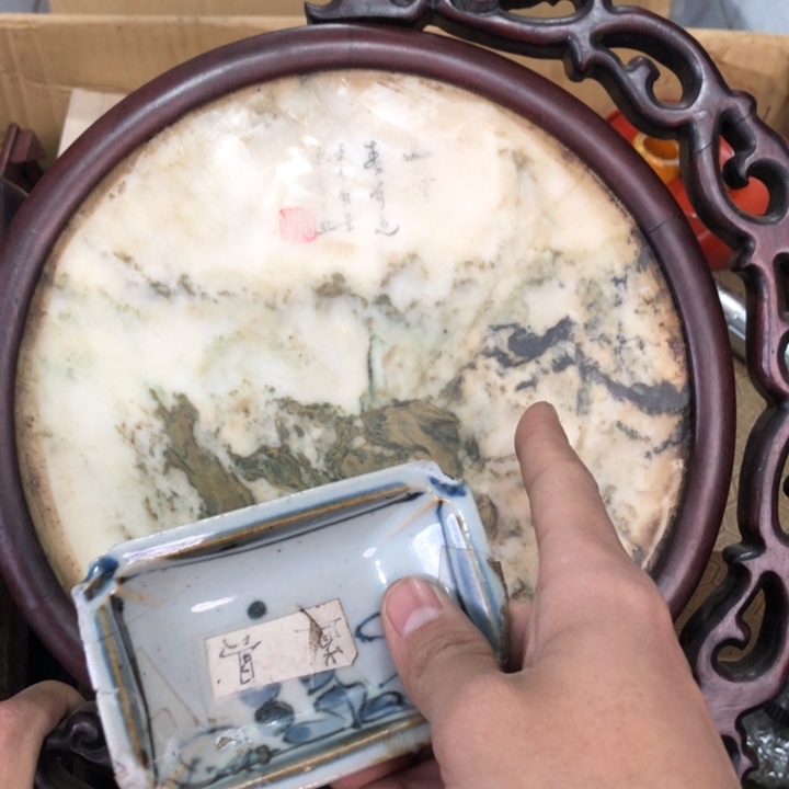 陶瓷孤品单件车里拍