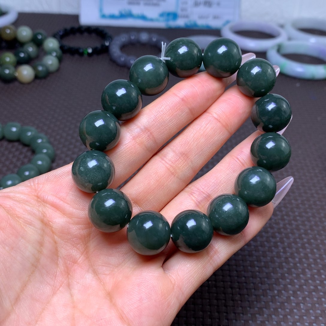 未镶嵌手串和田玉卡16