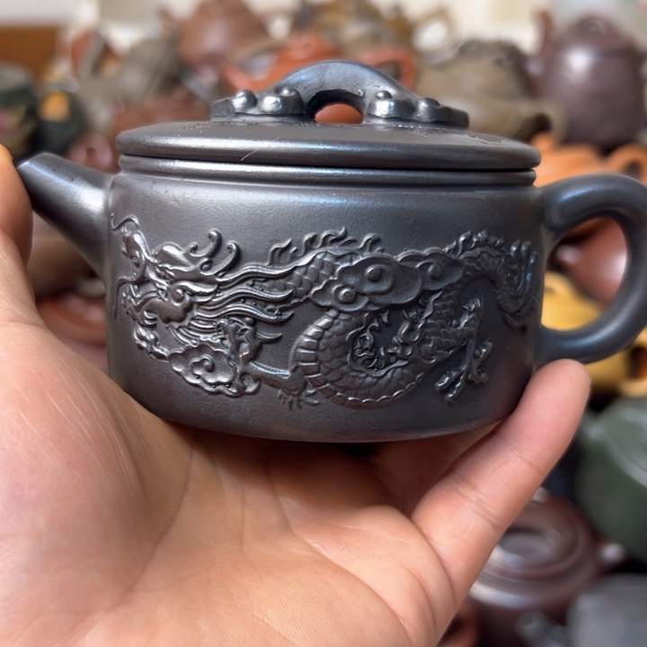 紫砂茶壶紫砂壶微瑕壶嘴开裂