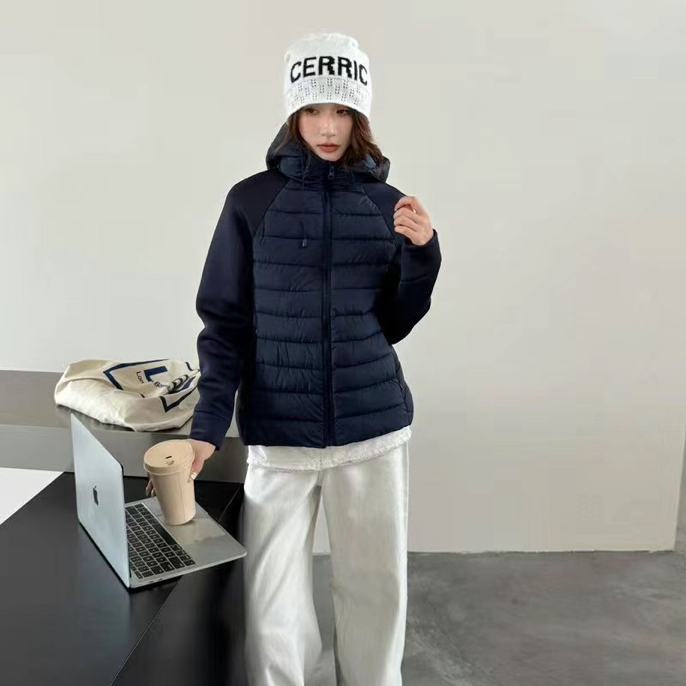 轻薄排骨时尚棉服新款潮流