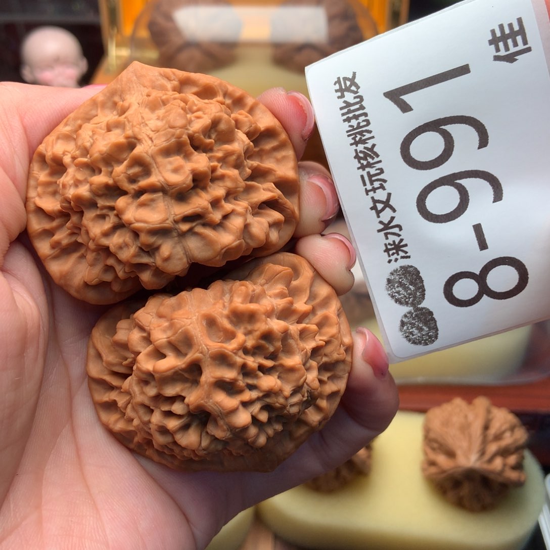 文玩核桃把件50官帽