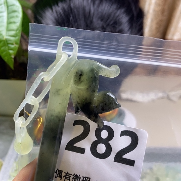 未镶嵌蛇纹石玉发饰Y****