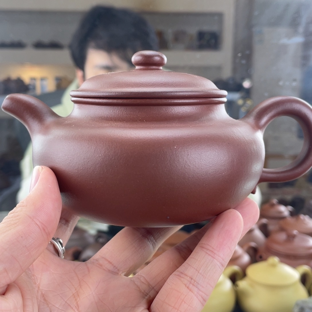 茶壶紫砂320cc红皮龙茶壶