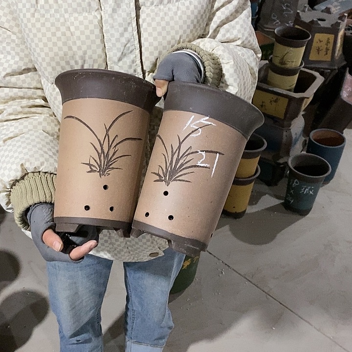紫砂花盆紫砂花盆