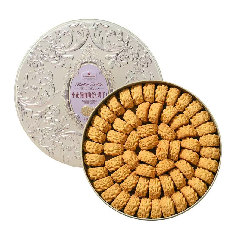 山姆 小花黄油曲奇饼干 580g 