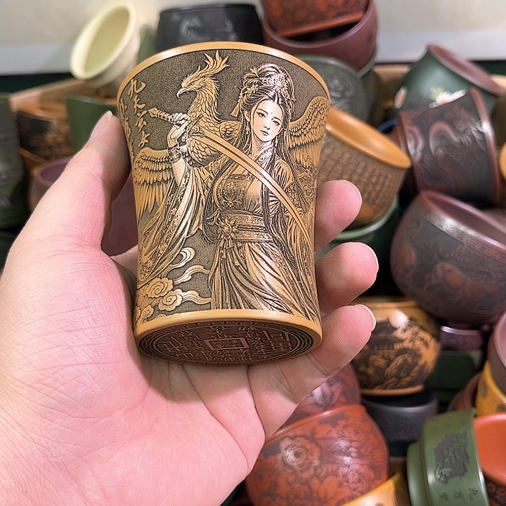 茶杯紫砂全手工紫砂主人杯