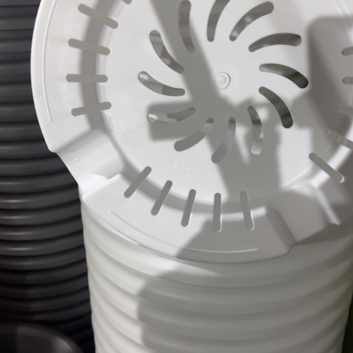 四季9号3个白色口径46高40花盆