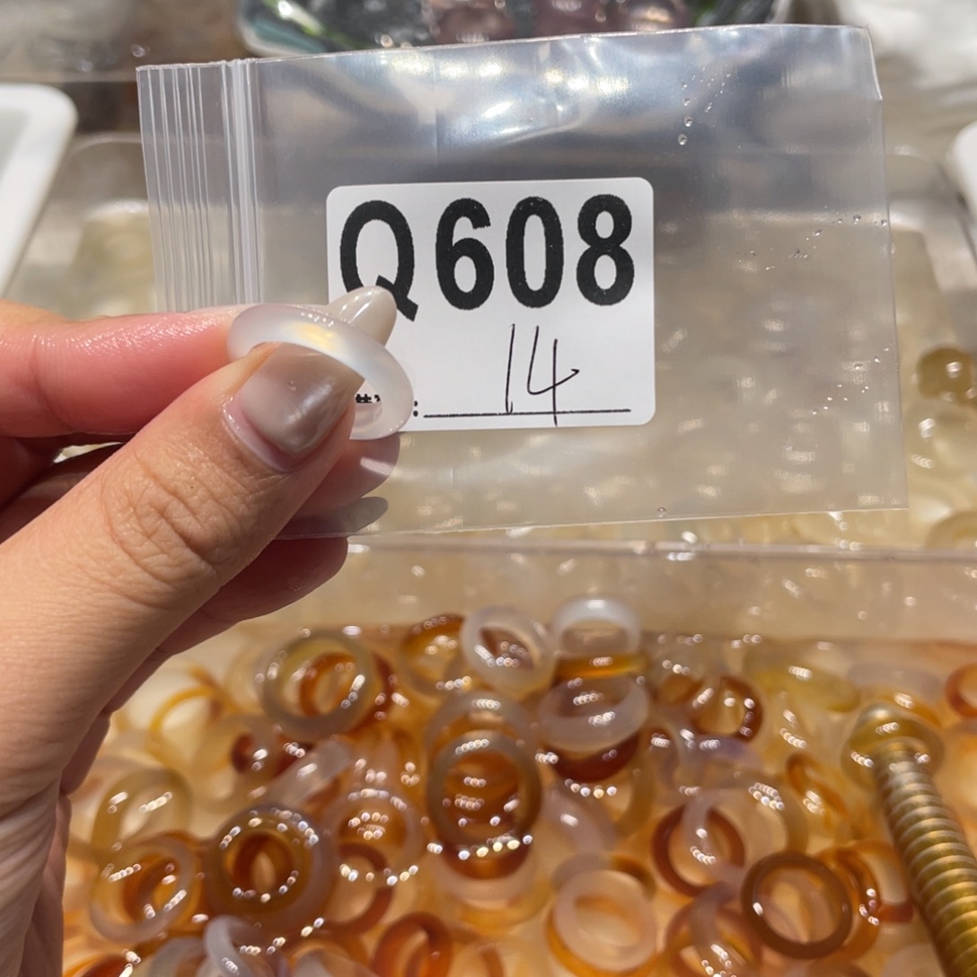 玛瑙/玉髓未镶嵌戒指