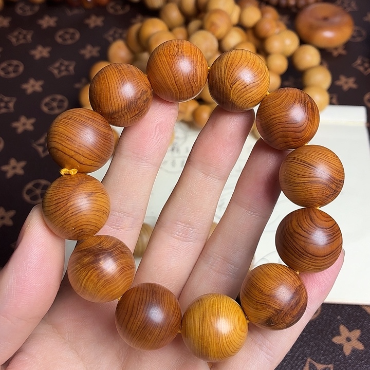 手串/手链柏木（崖柏）瑕疵黑金20mm