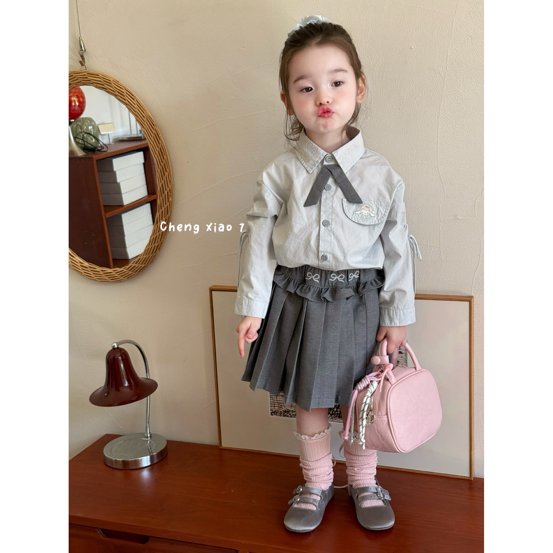  橙小7·25秋~学院风两件套XQ55013（汉服）