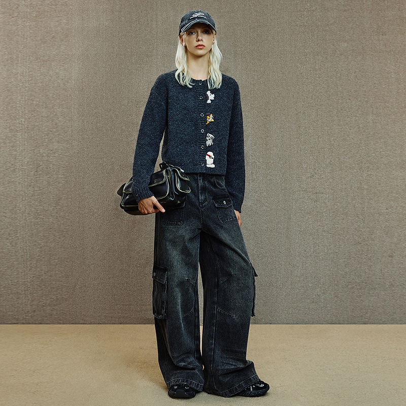 【商场同款】PHORM2025冬装新款毛针织衫G00822556