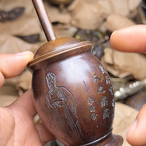 铜制文玩把玩物件